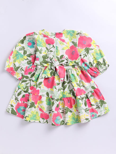 Girl's' Multi Color Dress