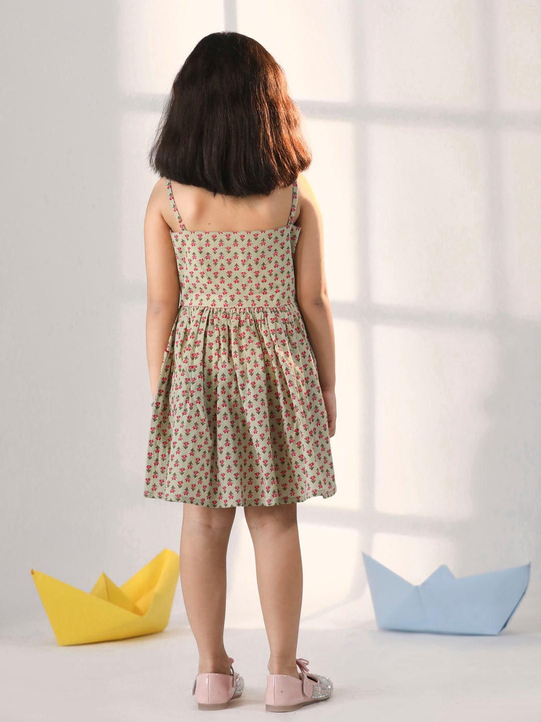 Girl's' Mint Green Dress