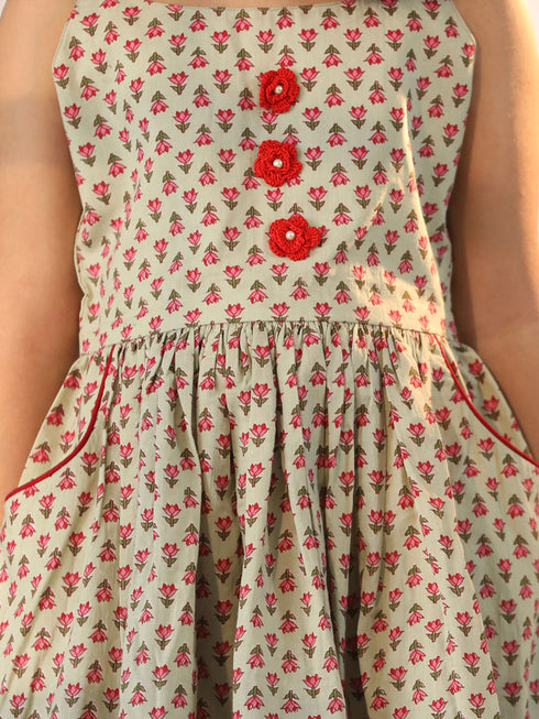 Girl's' Mint Green Dress