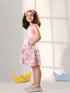 Girl's' Pink Cotton Summer Dress