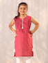 Girl's' Pink Only Kurta
