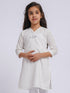 Girl's' White Only Kurta