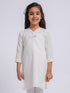 Girl's' White Only Kurta