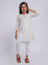 Girl's' White Only Kurta
