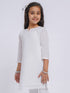 Girl's' White Only Kurta