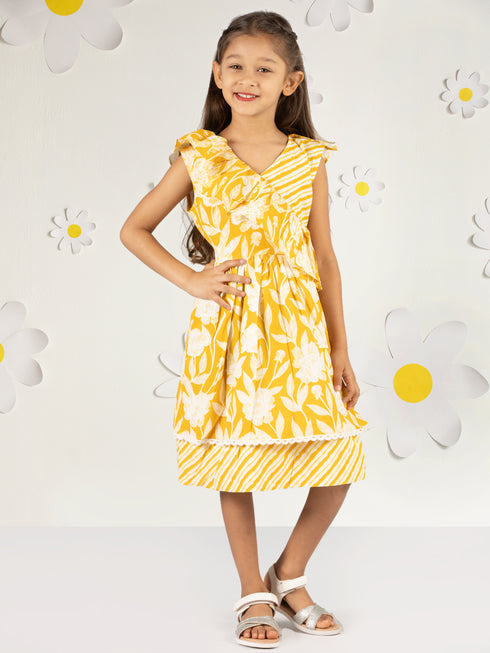 Girl's' Mustard Dress