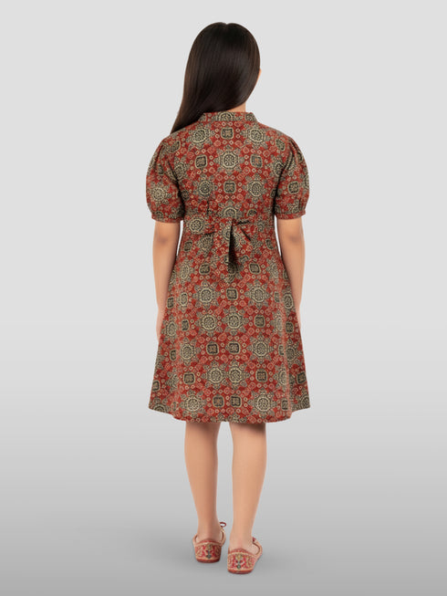Girl's' Rust Dress
