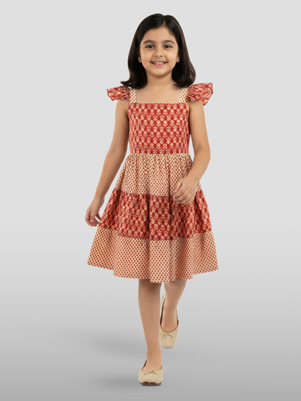 Girl's' Rust Dress