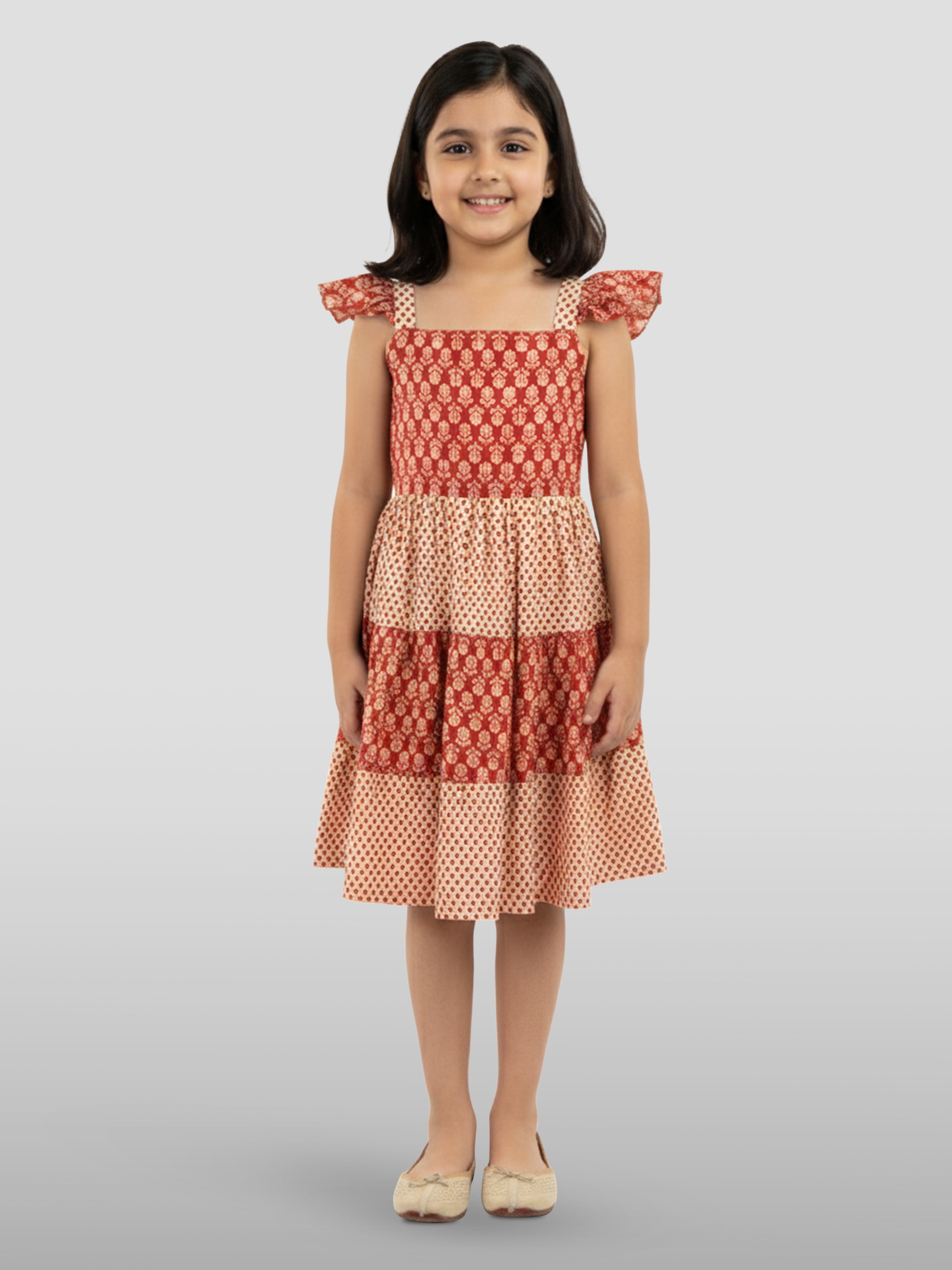 Girl's' Rust Dress
