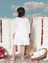 Girl's White Mirror Kurta