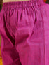 Girl's' Green And Pink Kurta Pant And Dupatta Set