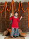 Girl's Red Kurta And Palazzo Pant Dupatta Set