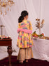 Girl's' Yellow Kurta And Sharara Set