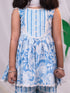 Girl's' Aqua Kurta Sharara Set