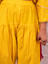 Girl's Yellow Kurta Salwar And Dupatta Set