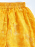 Girl's' Yellow Kurta Sharara And Dupatta Set