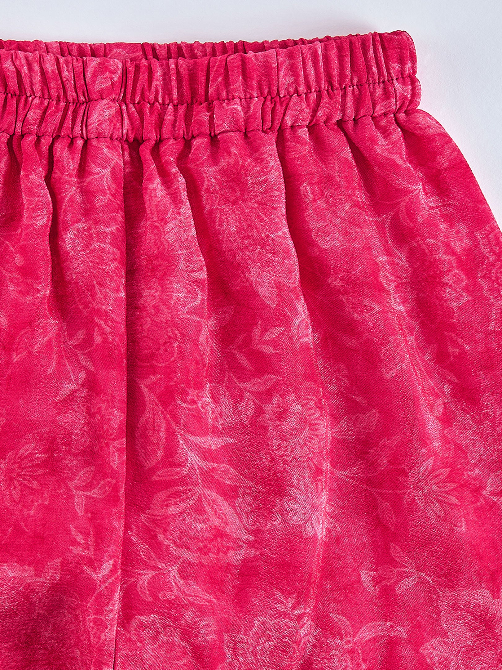 Girl's' Pink Kurta Sharara And Dupatta Set