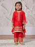 Girl's' Kurta Set With Dupatta