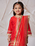 Girl's' Kurta Set With Dupatta