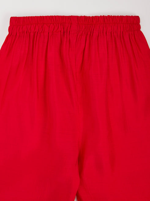 Girl's' Kurta Set With Dupatta