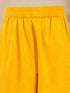 Girls's Orange Chanderi Embroidered Thigh Length Kurta With Pyjama And Dupatta