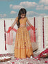 Girl's' Floral Printed Lehenga Choli With Dupatta