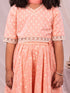 Girl's' Pink Lehenga Set