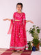 Girl's' Pink Lehenga Set