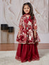 Girl's' Maroon Girl's Lehenga Choli