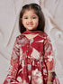 Girl's' Maroon Girl's Lehenga Choli