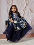 Girl's' Navy Blue Girl's Lehenga Choli