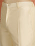 Men Gold Geometric Jacquard Jodhpuri Jacket with Zari Work