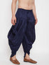 VASTRAMAY Men's Navy Blue Dhoti Pants