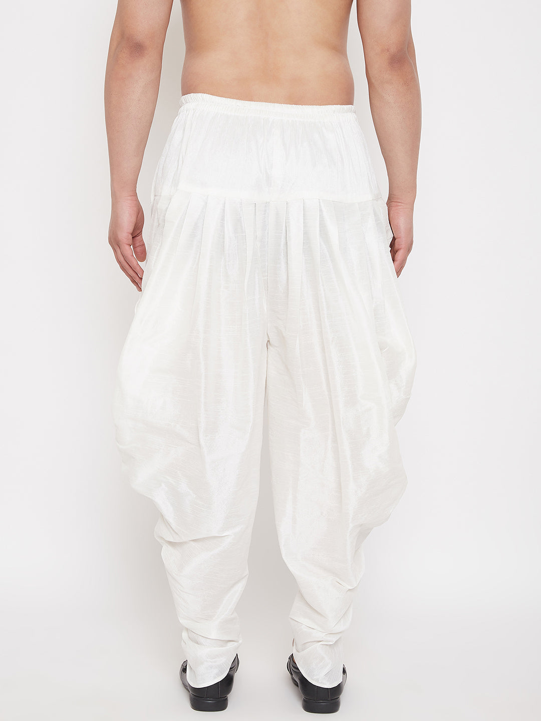 Men's White Dhoti Pants