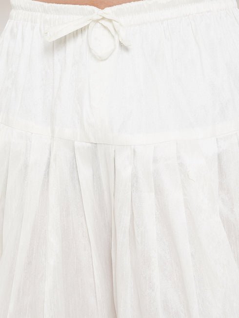 Men's White Dhoti Pants