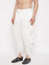 Men's White Dhoti Pants