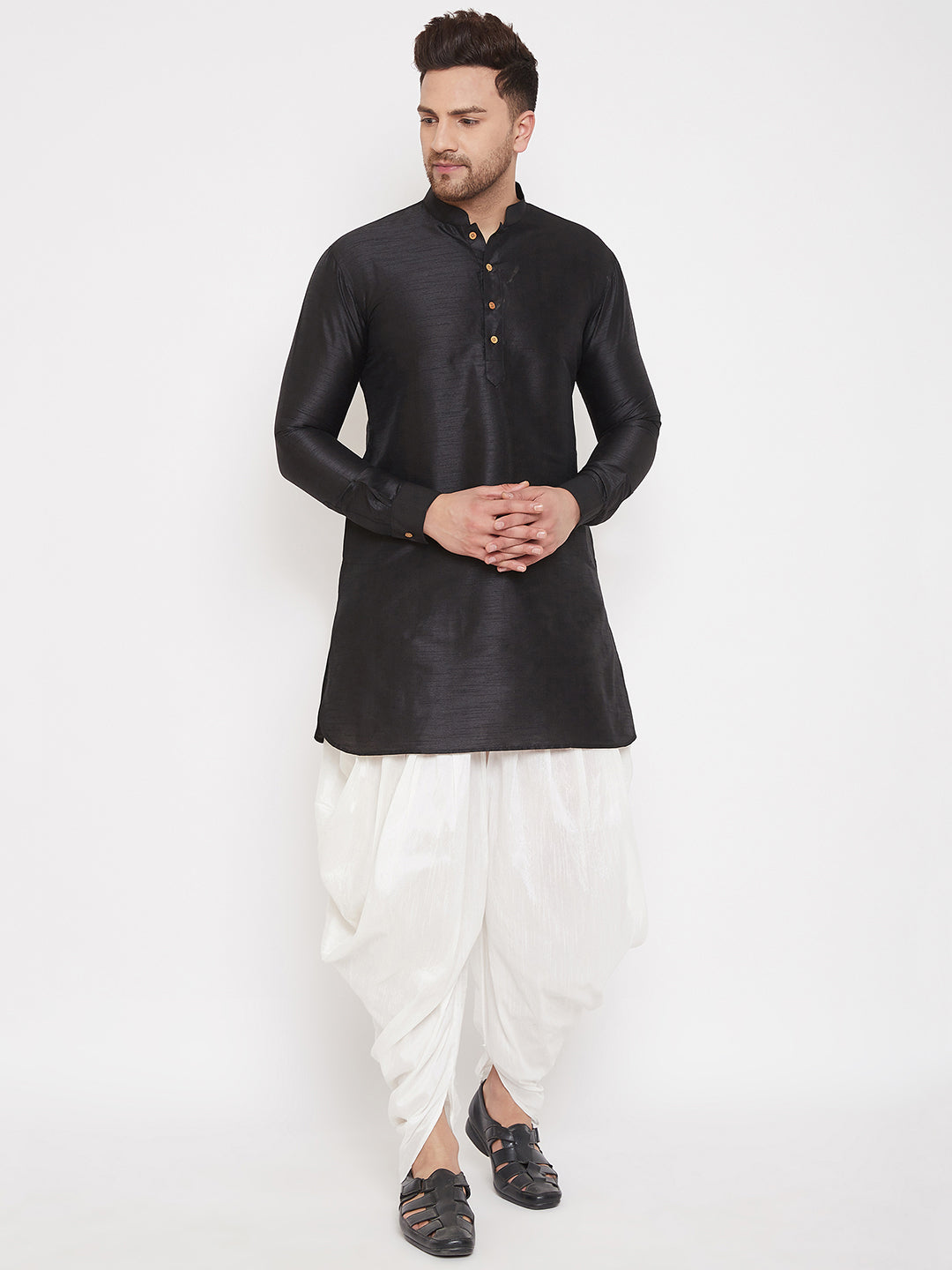 Men's White Dhoti Pants