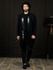 Men's Black Imported Lachka Combo Set