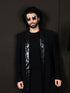 Men's Black Imported Lachka Combo Set