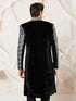 Men's Gray Velvet Indo Western