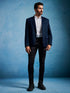 Men's Blue Velvet Blazer