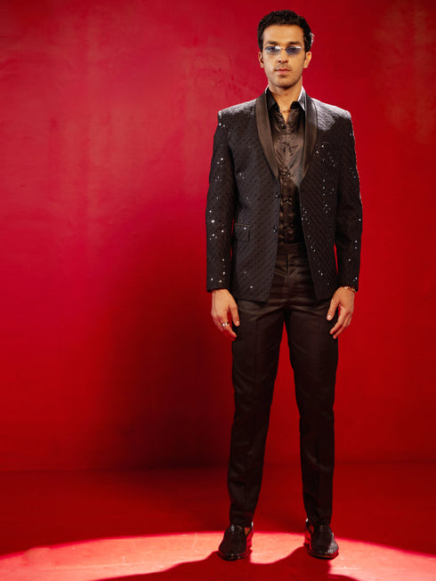 Men's Black Schiflli Blazer