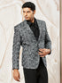 Men's Grey Velvet Blazer