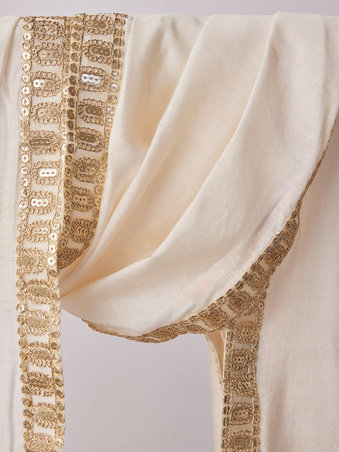 Men's Cream Dupatta