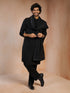 Men's Black Solid Dupatta