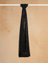 Men's Black Georgette Embroidered Dupatta | Festive Wear