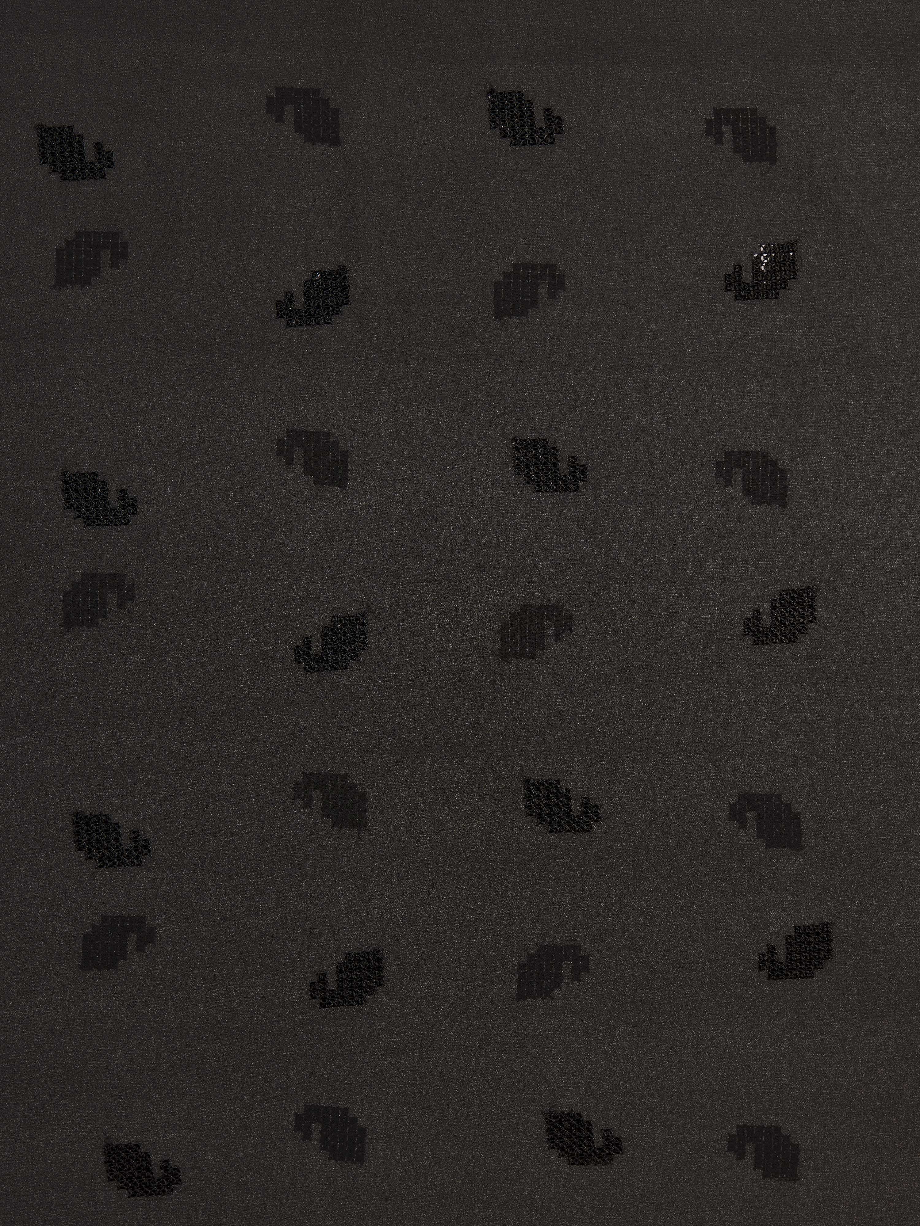 Men's Black Solid Dupatta