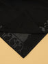 Men's Black Solid Dupatta