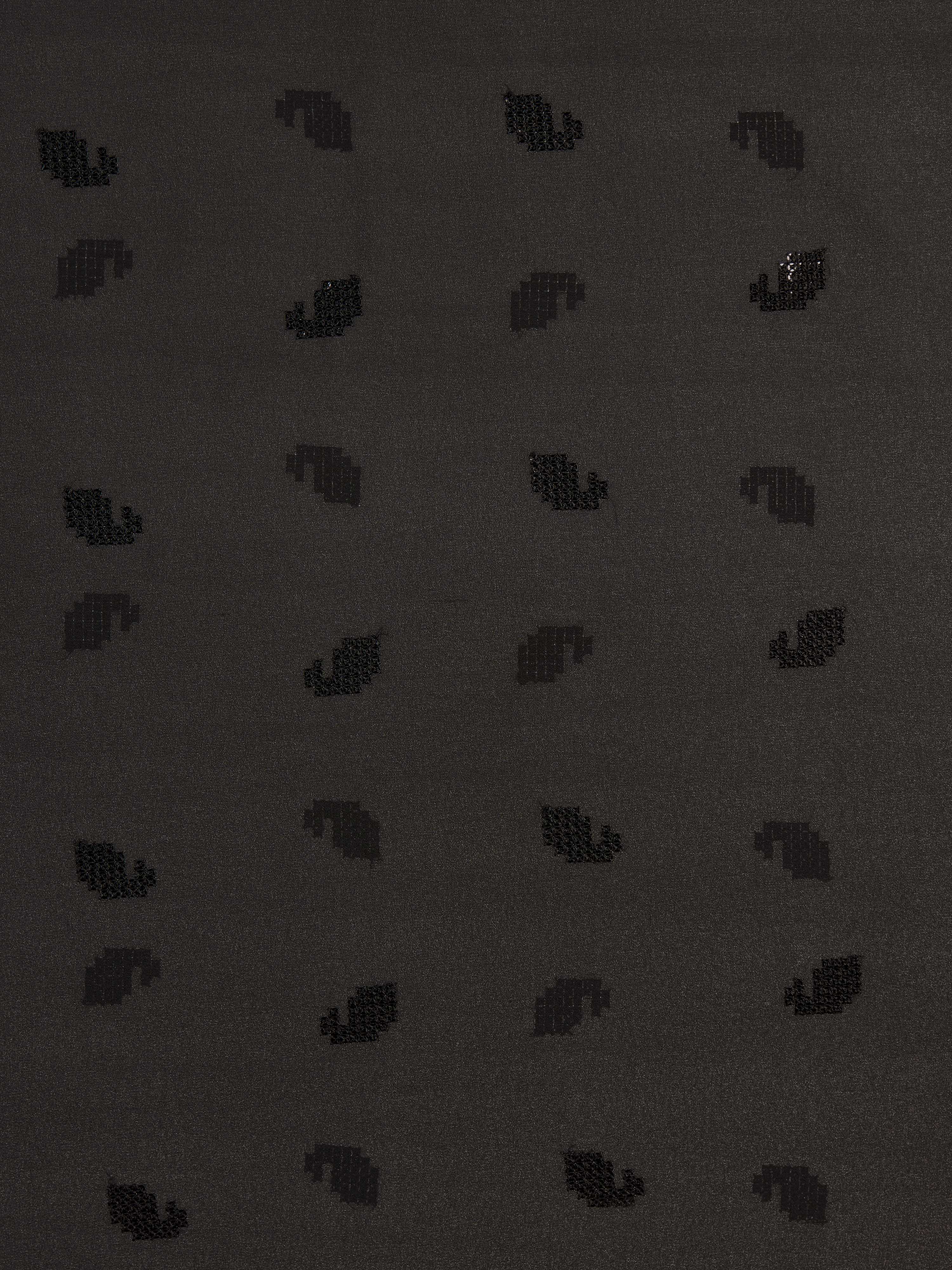 Men Black Self Design Sequin Work Undetermined Dupatta