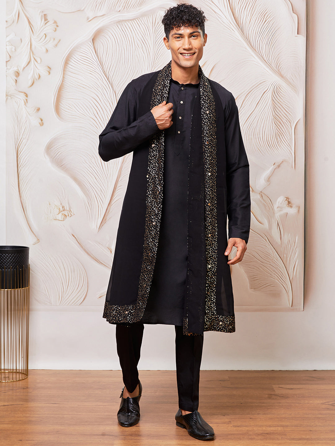 Men's Black - Dupatta